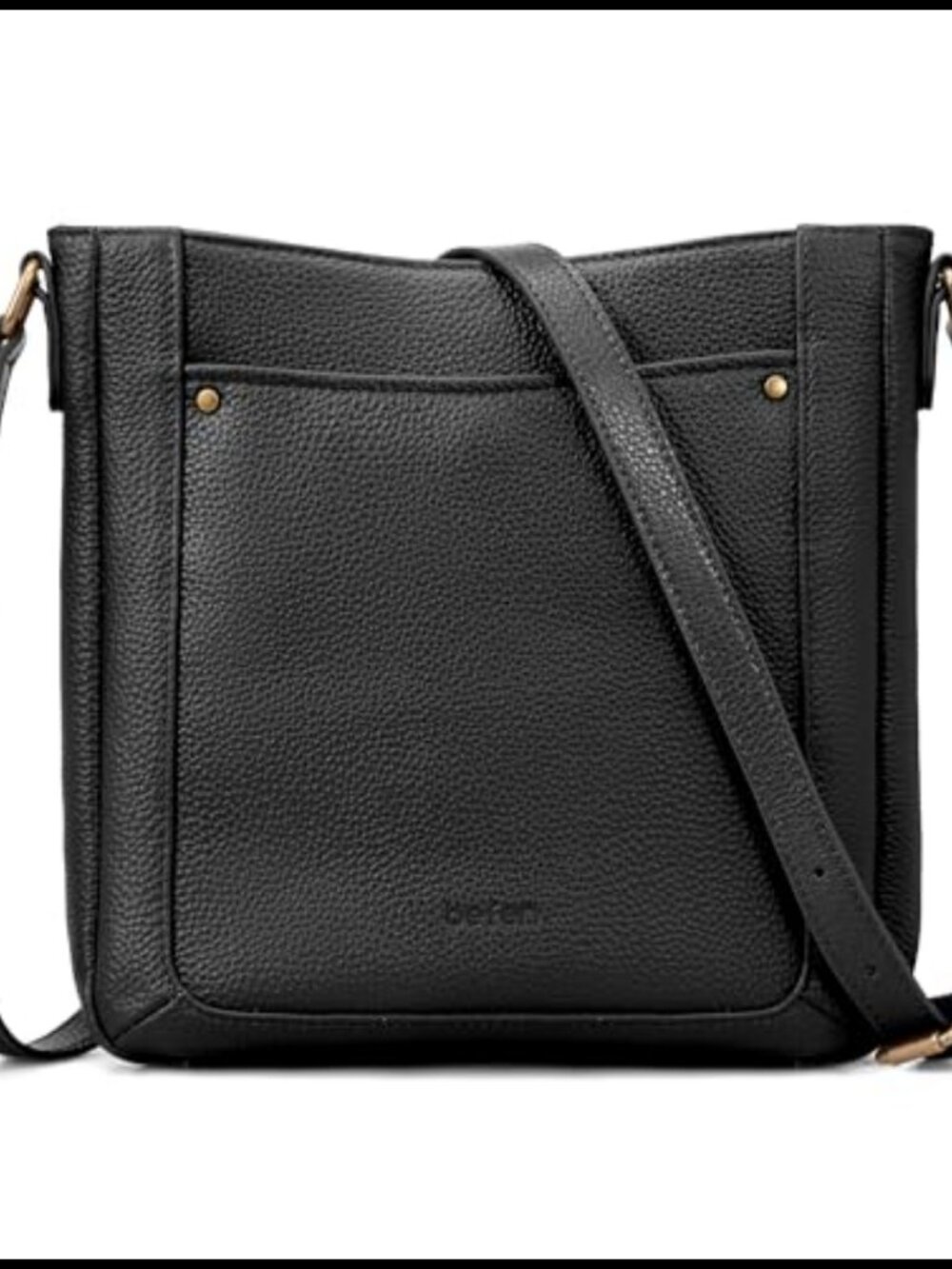 Genuine Leather Crossbody Bag RFID Blocking Multi-Pocket Travel Purse